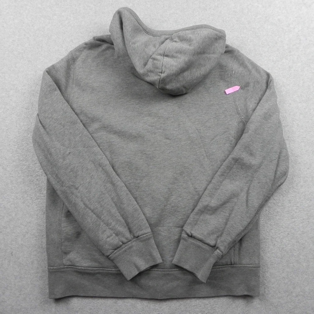 J.Crew Hoodie Mens Medium Gray Full Zip Outerwear Fleece Cotton Sweatshirt 18038